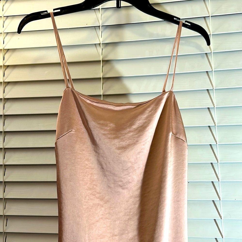 Kendall and Kylie pacsun pink satin dress